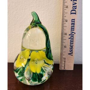 Beautiful 1996 Vintage Gibson Pear Shaped Paper Weight